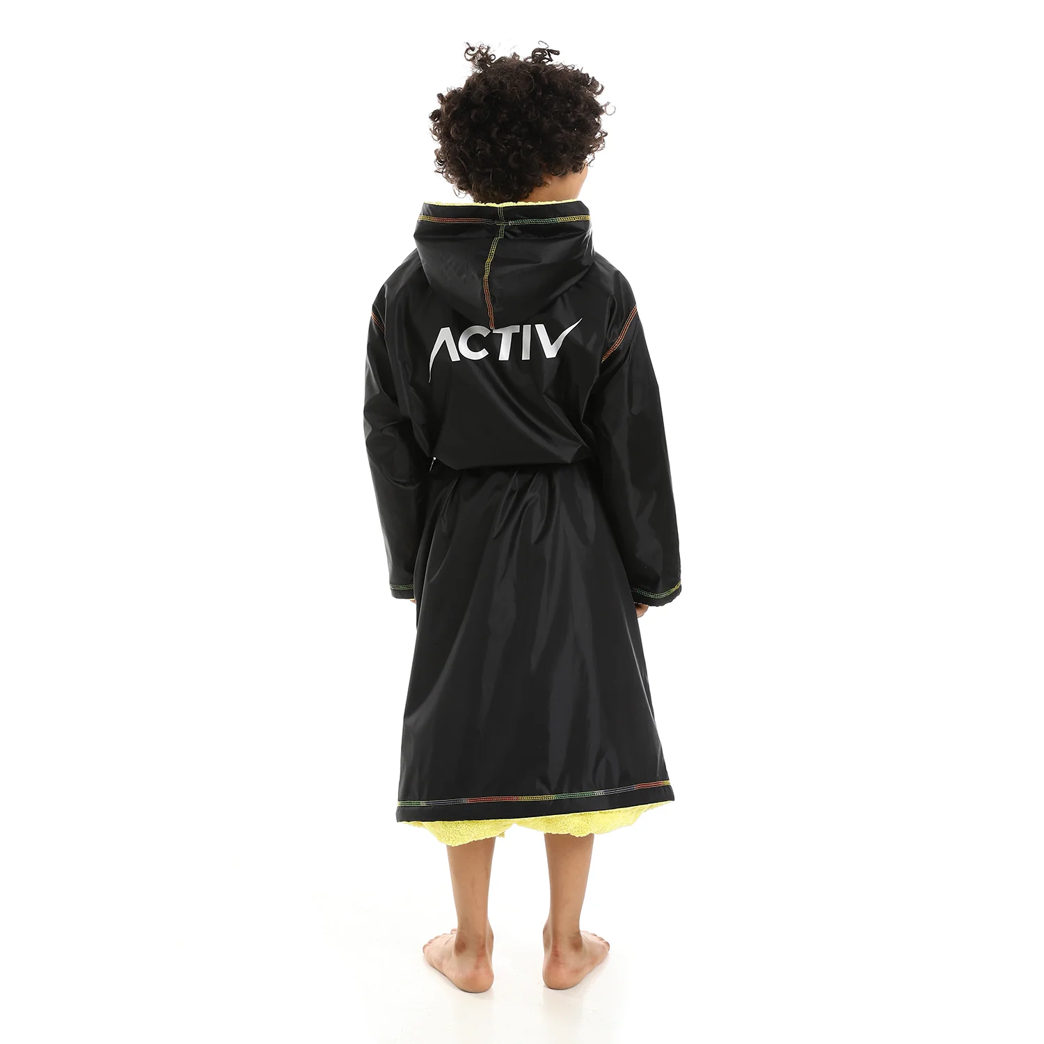 ACTIV WATERPROOF ZIP BATHROBE - اسود - Image 3